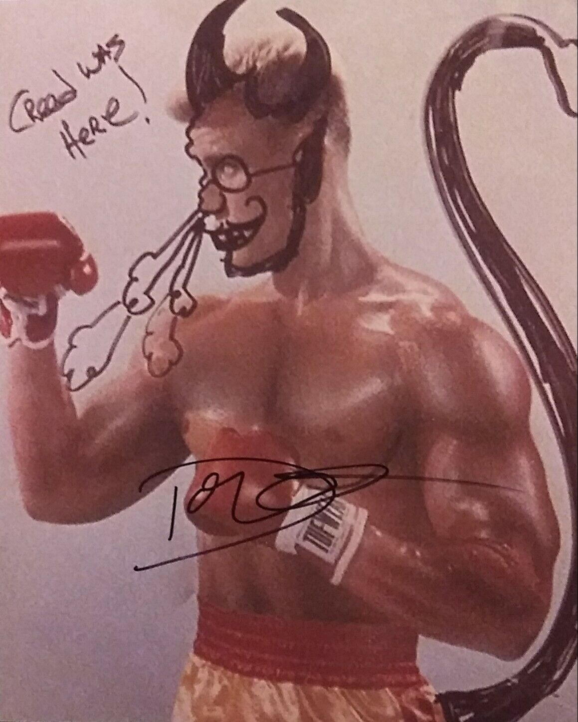 Dolph Lundgren signed 8x10