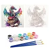 Flying Dragon In Book-Paint by Numbers Acrylic Painting 40*40CM(Watercolor)(HOT)