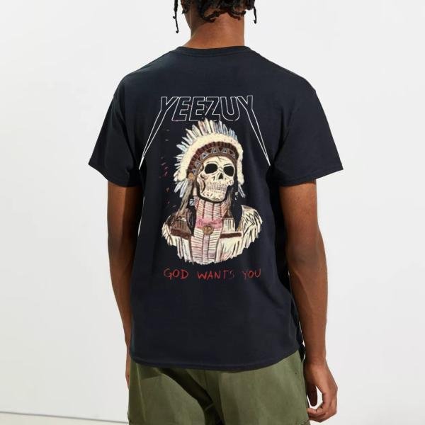 Men's casual basic printed t-shirt