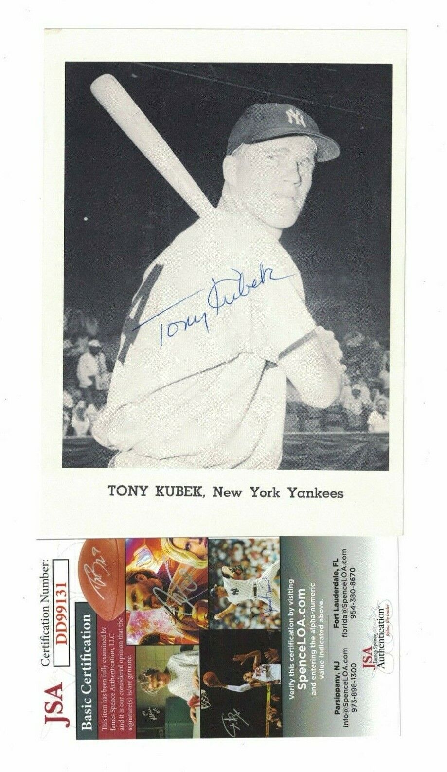 Tony Kubek New York Yankees Signed 1960's Picture Pack Photo Poster painting JSA Certified