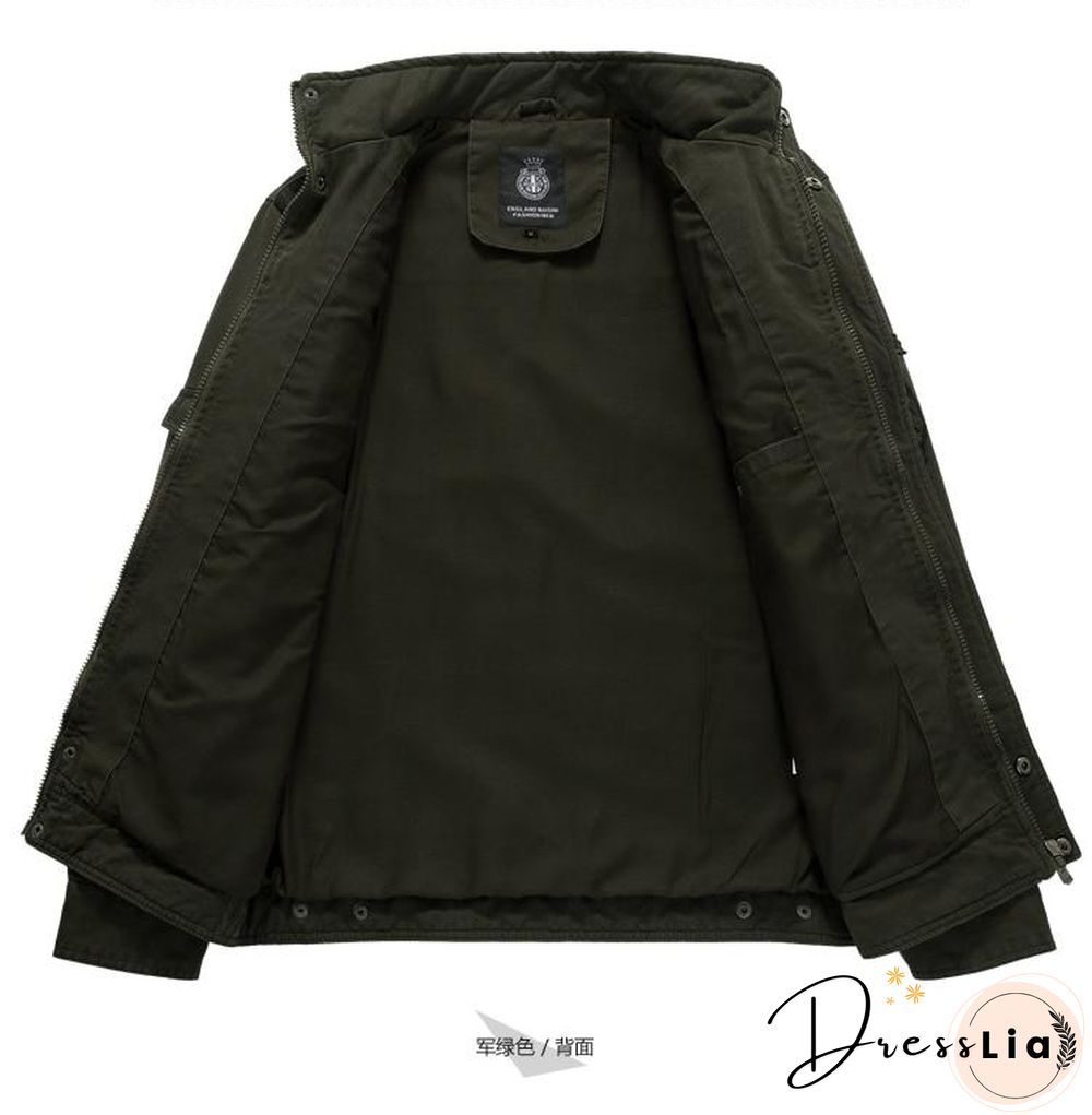 Cotton Military Jacket Men coat Soldier MA1 Style Army Jackets Male Brand Mens Bomber Jackets Plus Size M-6XL