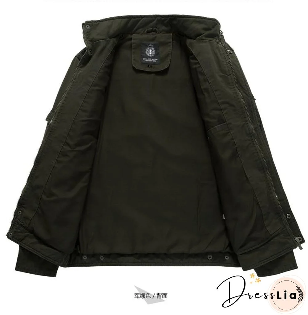 Cotton Military Jacket Men coat Soldier MA1 Style Army Jackets Male Brand Mens Bomber Jackets Plus Size M-6XL