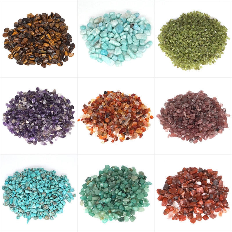 Natural Crystal Gravel Degaussing Crystal Amethyst Gravel Powder Crystal Lapis Lazuli Aromatherapy Polished Crystal Stone Spot2