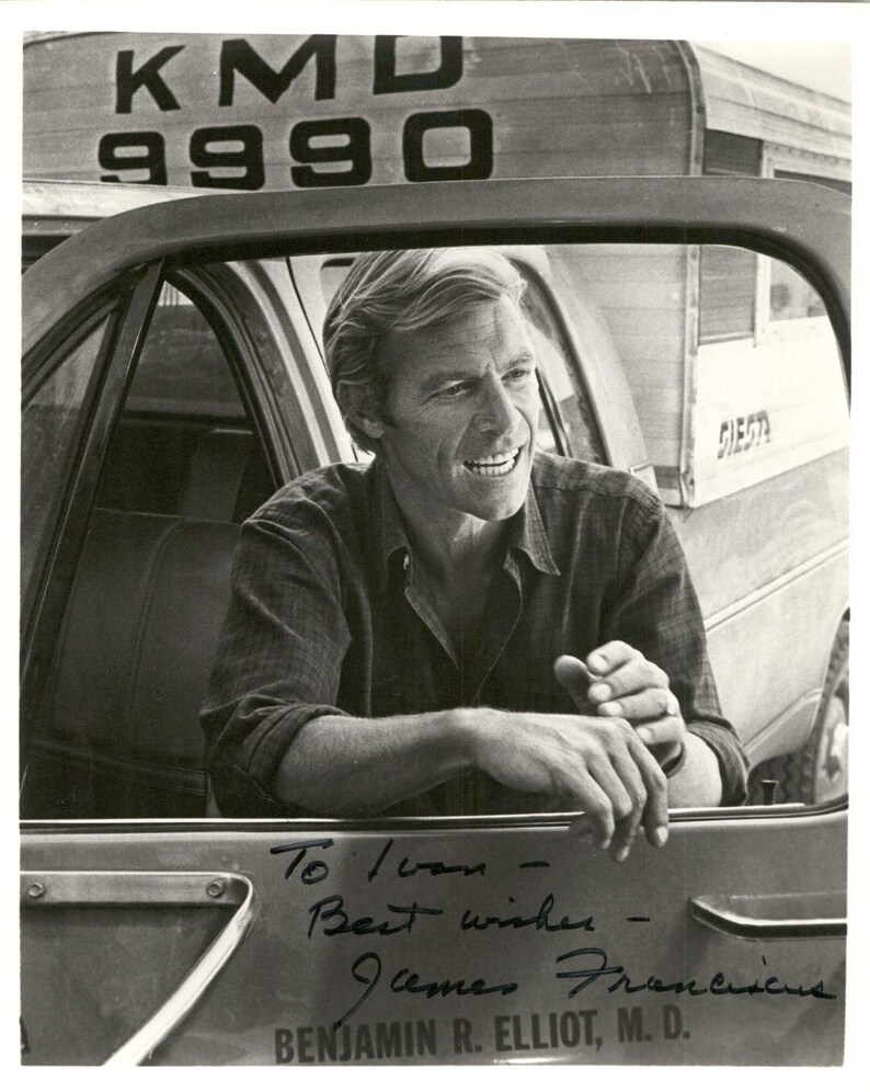 James Franciscus (d. 1991) Signed Autographed Vintage Glossy 8x10 Photo Poster painting - COA Matching Holograms