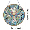 (US Local)5D DIY Crystal Diamond Painting Handmade Butterfly Clock Kit