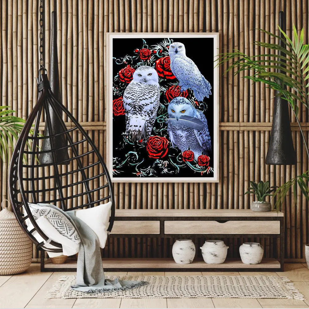 Full Round Diamond Painting 40*50cm - Owl