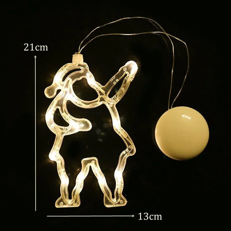 Christmas Sucker Lamp LED Lights Bell