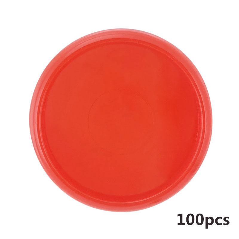 100pcs Mushroom Hole Binding Buckle 24 28 32mm Discbound Discs Ring Suitable for Loose Leaf Notepad Planner Diary Book Business