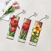 3Pcs Diamond Painting Tulip Lily Bookmark for Book Lovers