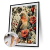 (US Only)Paint By Numbers Kit On Canvas DIY Oil Art Flower Bird Home Wall Decor 40x50cm