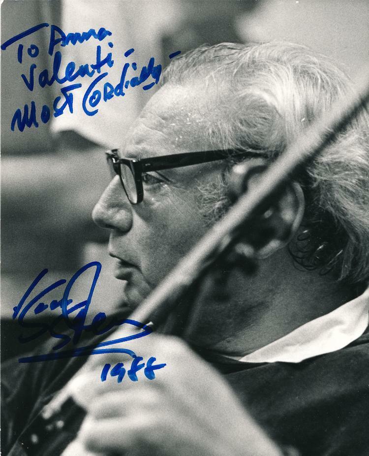 ISAAC STERN Signed Photo Poster paintinggraph - American Violinist - preprint