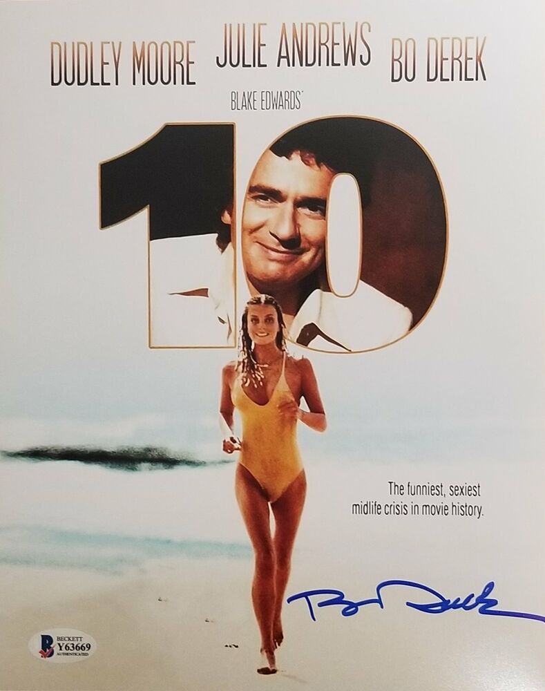 Bo Derek signed 8x10 Mini Movie Poster Photo Poster painting BAS autographed