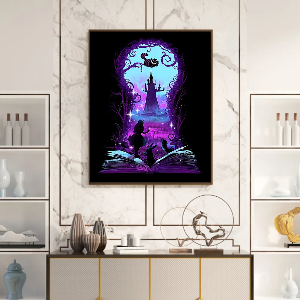 Full Printed Cross Stitch 11CT - Movie Silhouette(40*50cm)