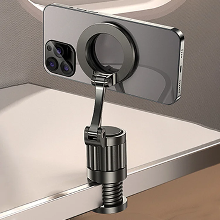 360° Rotatable Magnetic Phone Holder with Adjustable Clamp 