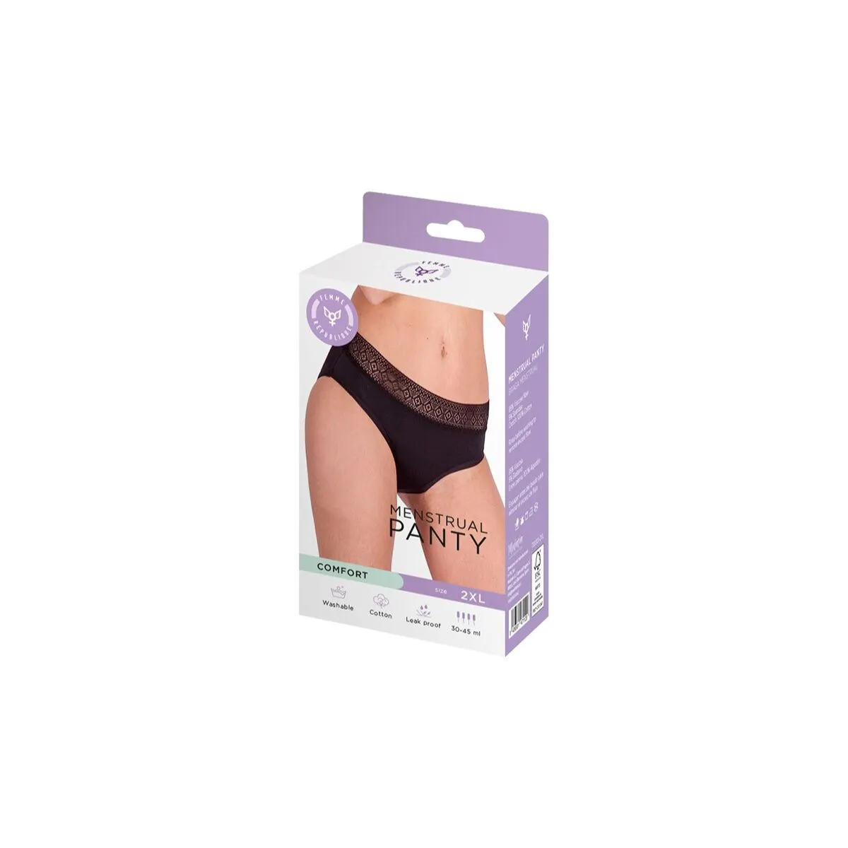 Menstrual panties Femme Republique Black