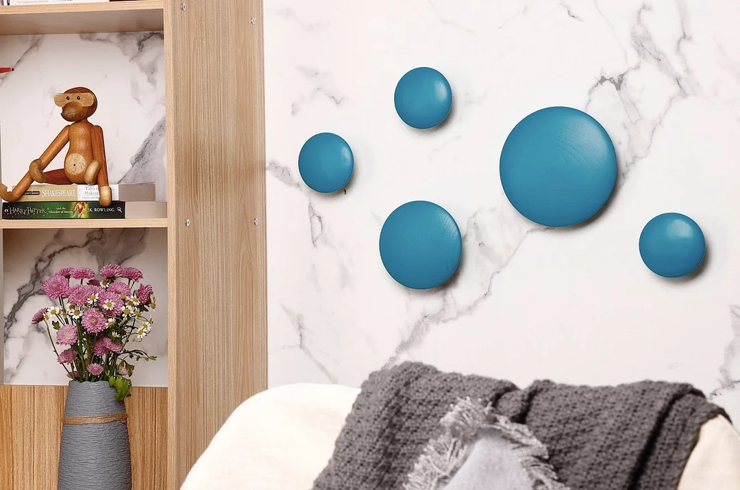 Multicolor Hange Furniture Coat hanger  Ball Rack Milti-purpose Hook For Wall Ornaments For Kid Gift Metal Bag Decor.