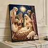 Praying Framed Pearl Painting Kit 30x40cm for Adults