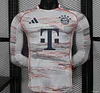 Bayern Munich 2025-2026 Away Long Sleeve   Shirt Player Version 