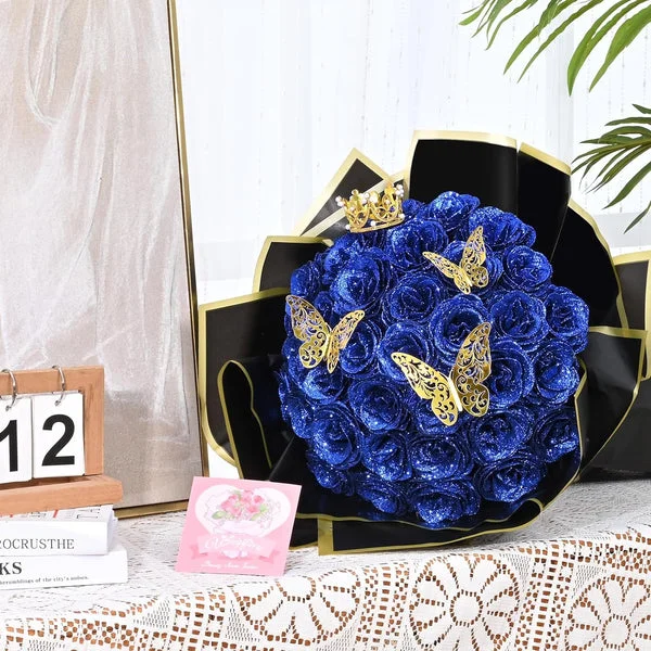 💕Glitter Rose Bouquet💕 - An Ideal Expression of Love(Buy More