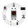 220V 40/63A Adjustable Over Under Voltage Protective Relay Din Rail Energy Meter