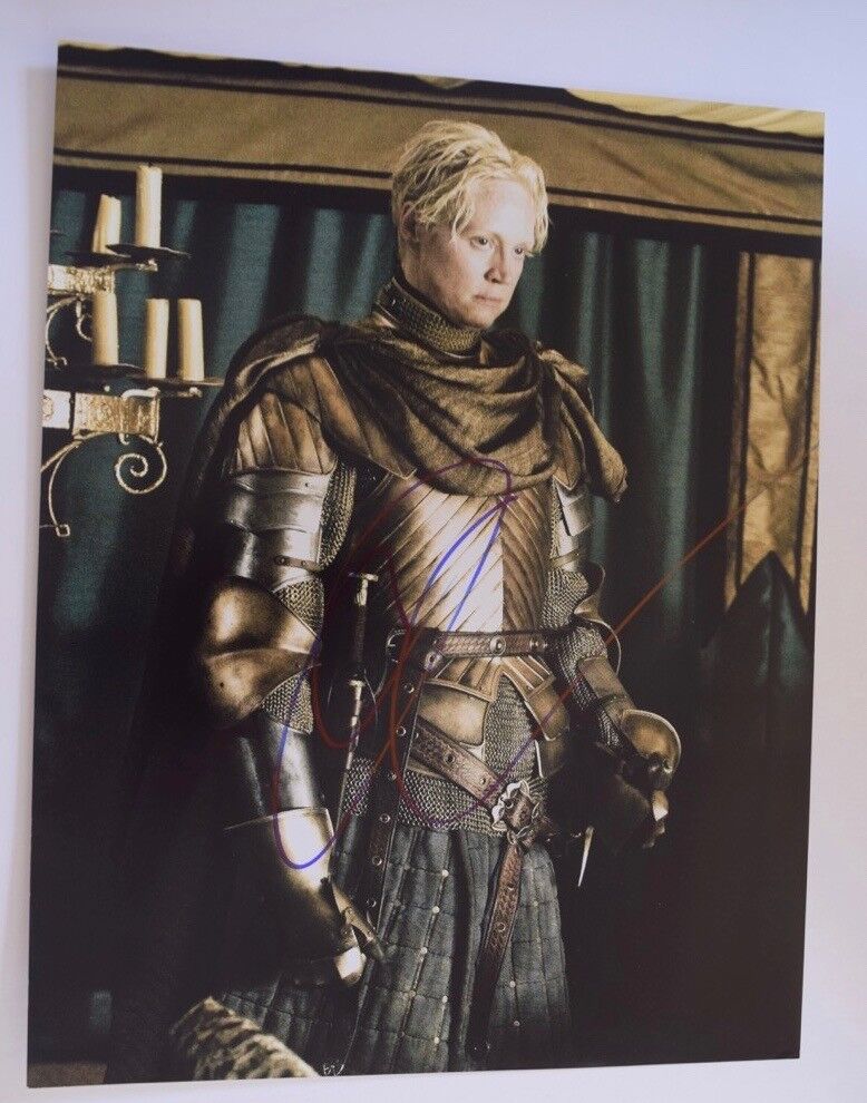 Gwendoline Christie Signed Autographed 11x14 Photo Poster painting Game of Thrones COA VD