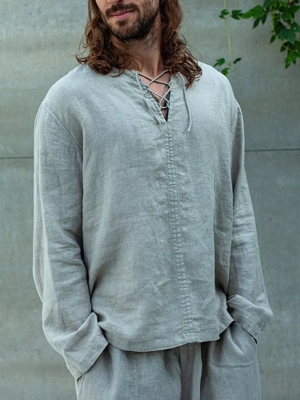 Men's linen shirt