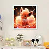 Pokémon Eevee-11CT Stamped Cross Stitch 40*40cm/15.75*15.75in