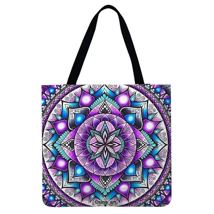 Mandala - Linen Tote Bag