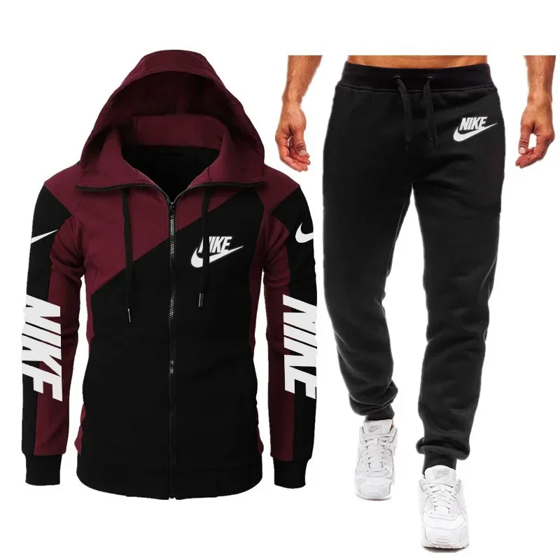 &Icirc;mbrăcăminte sport NIKE pentru bărbați (bluză și pantaloni)