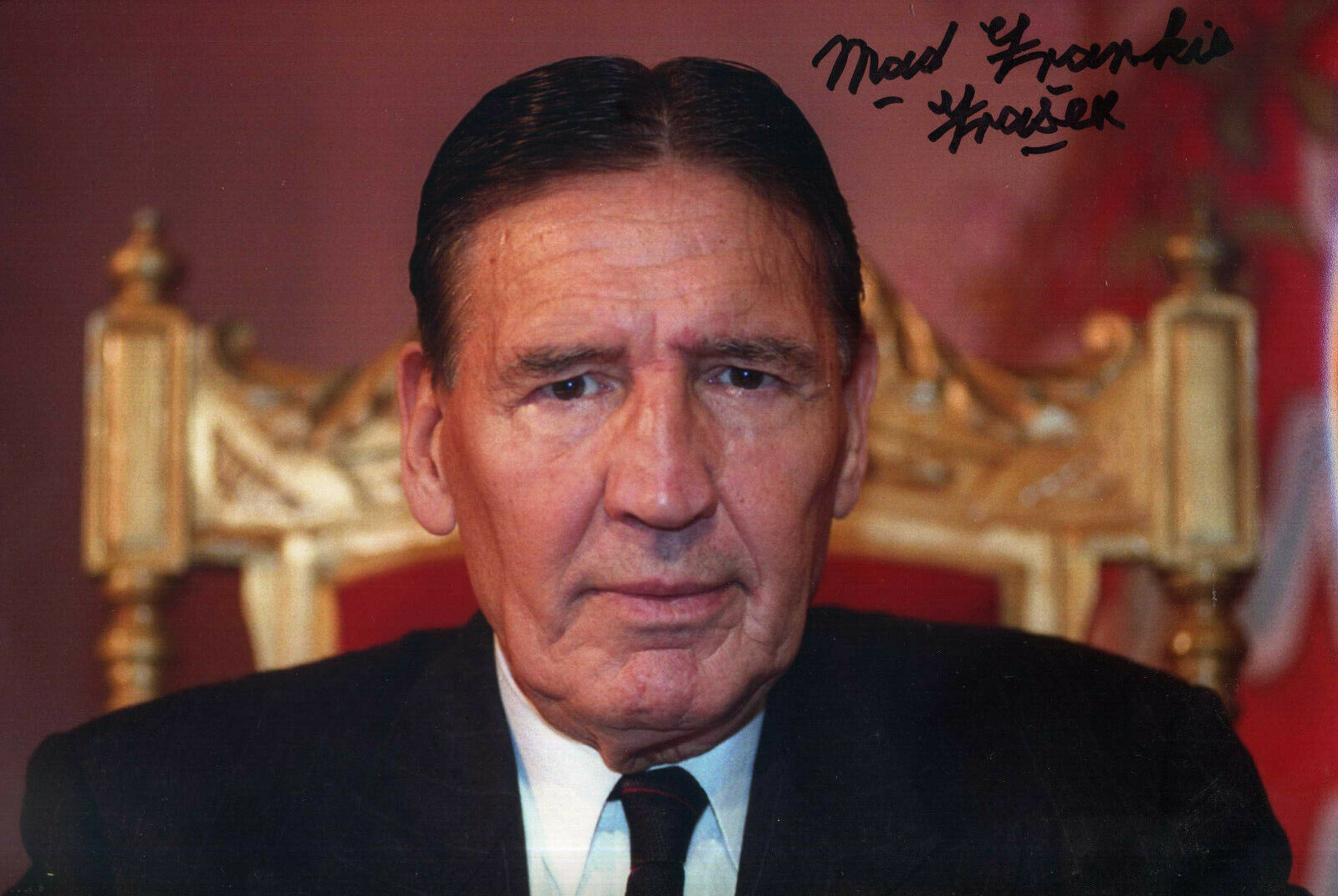 MAD' FRANKIE FRASER Signed Photo Poster paintinggraph - Gangster - Richardson Gang preprint