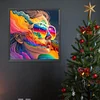 Diamond Painting -5D Full Round Drill Colourful Smoke Girl