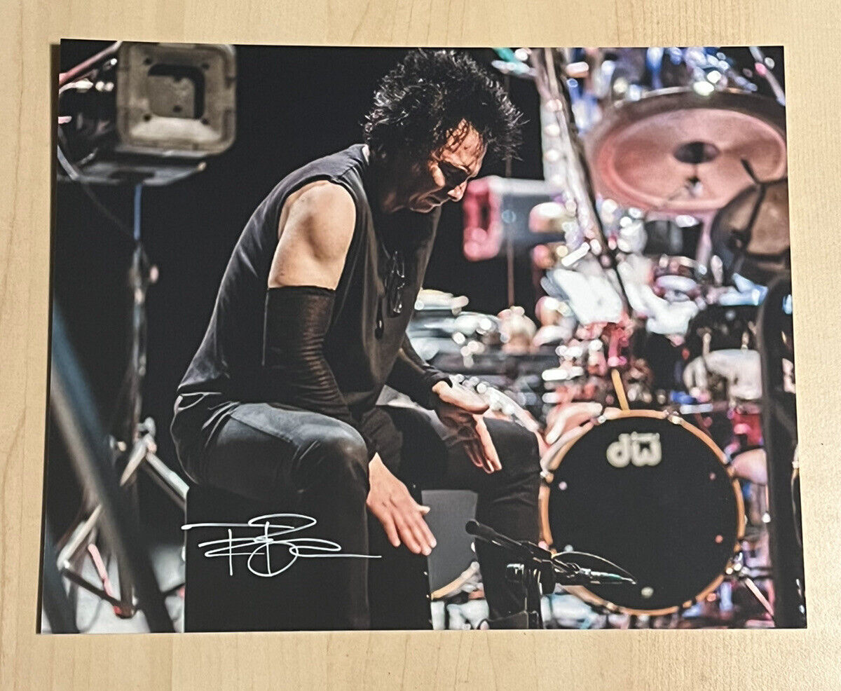 TERRY BOZZIO SIGNED 8x10 Photo Poster painting AUTOGRAPHED LEGENDARY ZAPPA DRUMMER COA