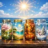 Luxury AB Velvet Diamond Painting Kit - Scenery