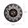  DIY Round Metal Tin Mandala Diamond Painting Special Shaped  Clock Kit
