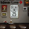 Drinking Limits - Metal Tin Signs(8*12Inch/12*16Inch) - Bar