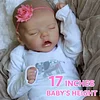 17'' Real Lifelike Journey Reborn Baby Dolls Girl with Heartbeat and Sound Best Gifts For Your Loved Ones - RBBI-Myrebornbabydoll® Myrebornbabydoll®