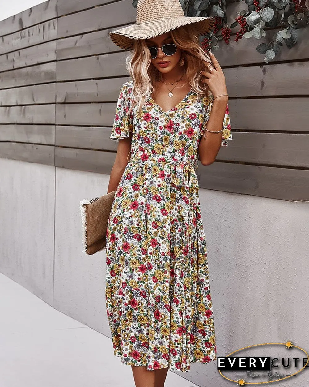 Design Women's Waist Down Dress Print Sexy Skirt