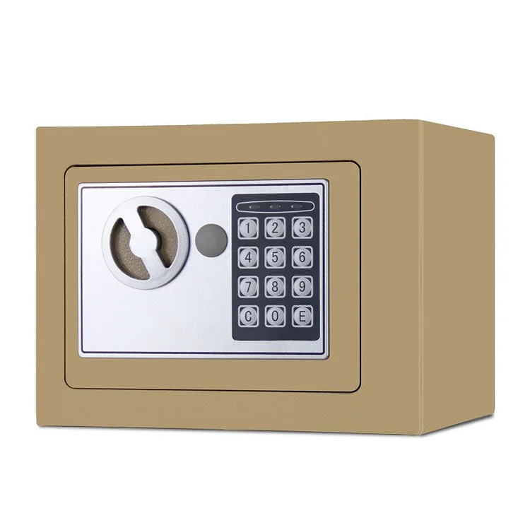 Digital Security Alarm Household Mini Safety Box Drop Cash Safe Box Jewelry Home Office Wall Type Security Alarm Box Anti-theft