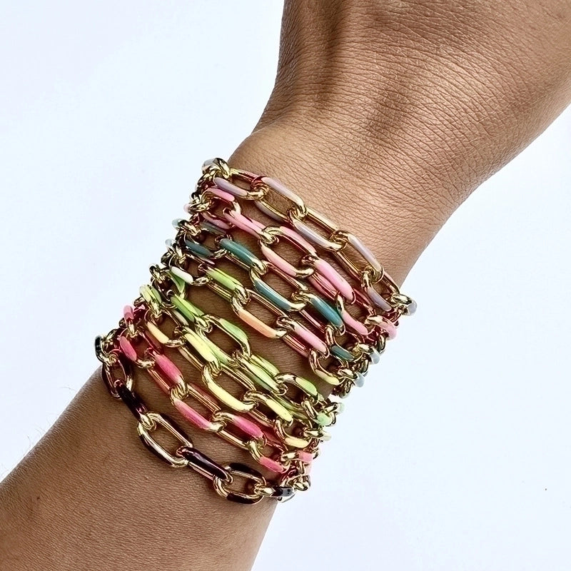 Ig Style Oval Copper Bracelets In Bulk