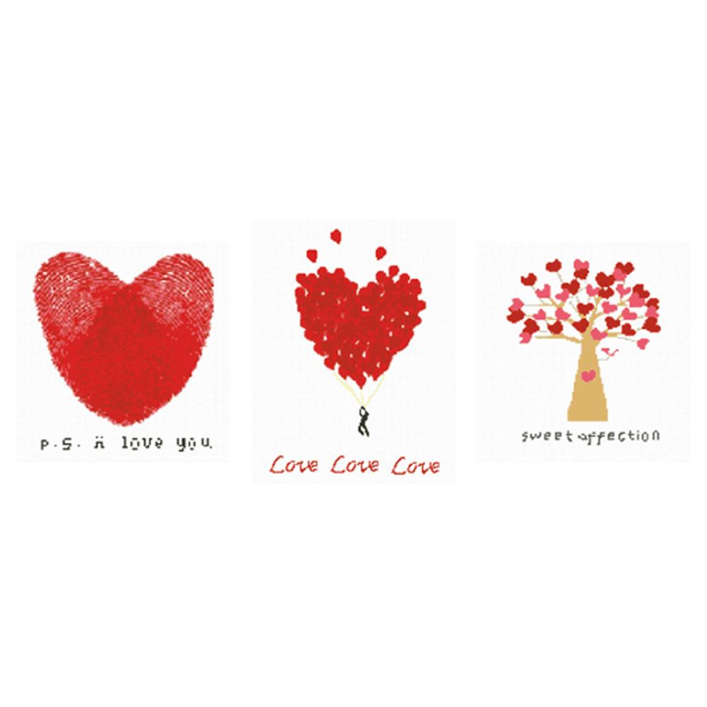 

Mark Of Love - 14CT Stamped Cross Stitch - 36*34cm, 501 Original