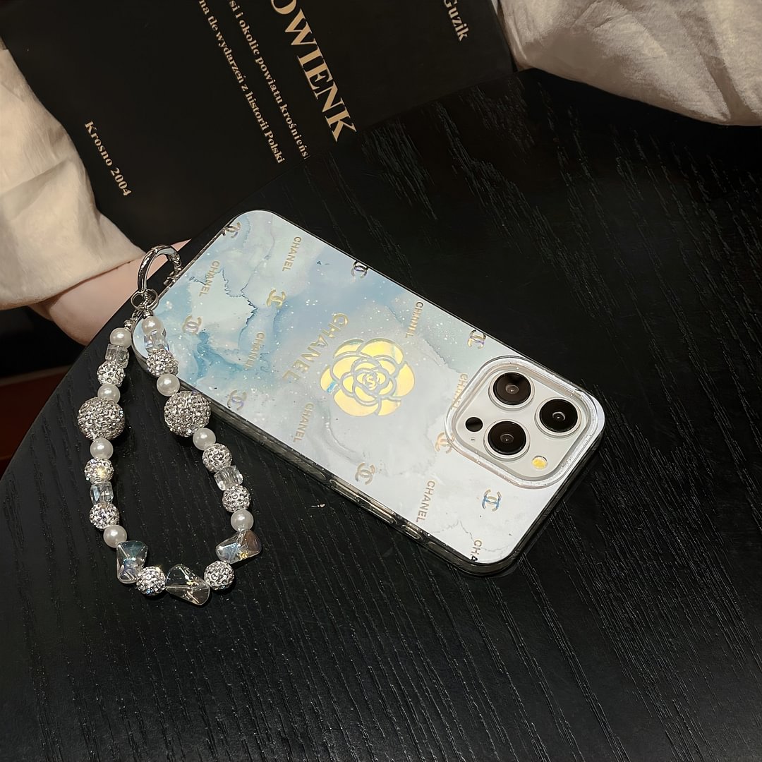 Chanel Camellia Laser Luxury Letter Combination Apple iPhone Case