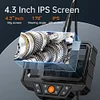 HD1080P Endoscope Camera 4.3inch IPS Screen 8mm Len IP67 Waterproof Camera