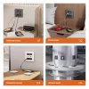International Electric 20W Fast Charging USB Socket Switch Panel 86 Type Mobile Phone Charging Type-c Home With Retractable Wire