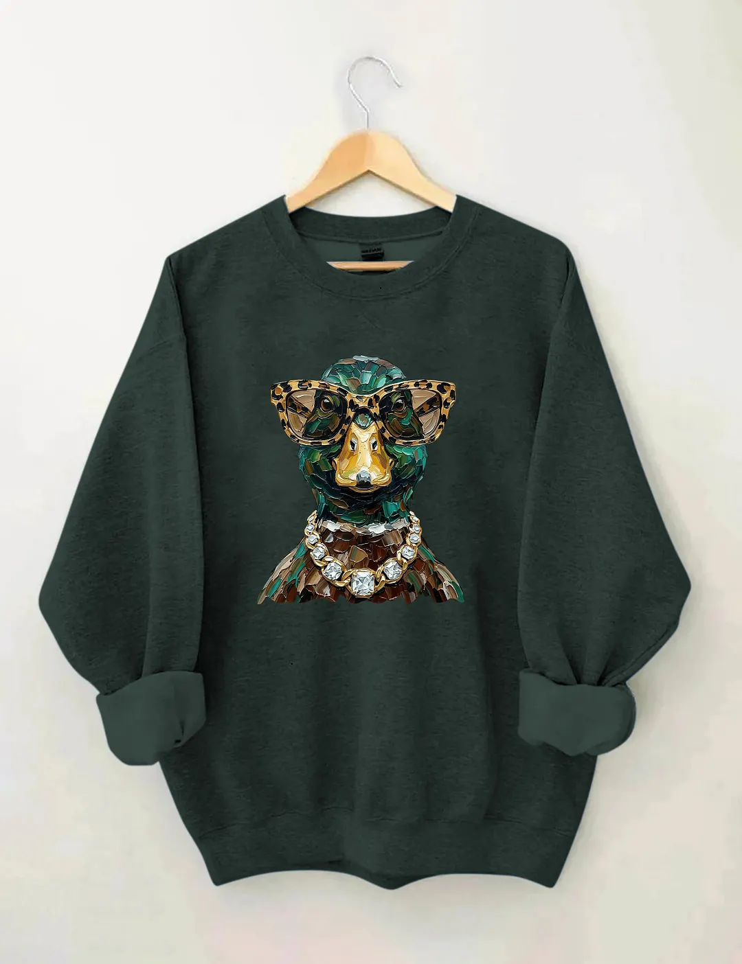 Glam Mallard Duck Hunting Lover Sweatshirt