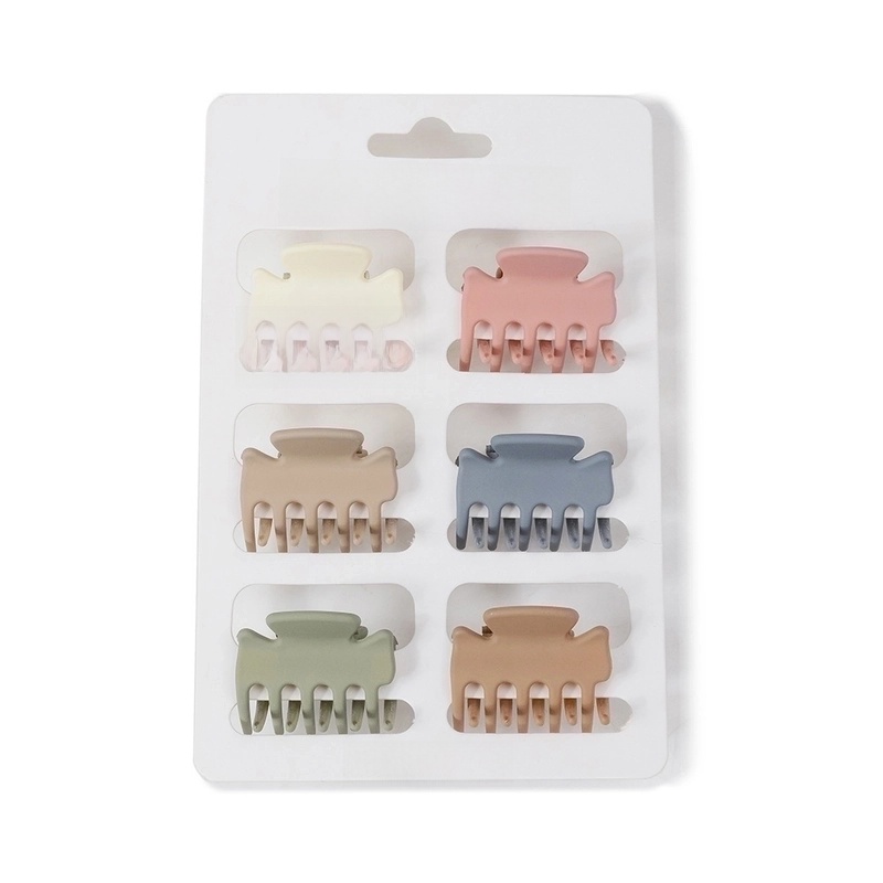 Women’s Sweet Geometric Bow Knot Plastic Resin Stoving Varnish Hair Claws