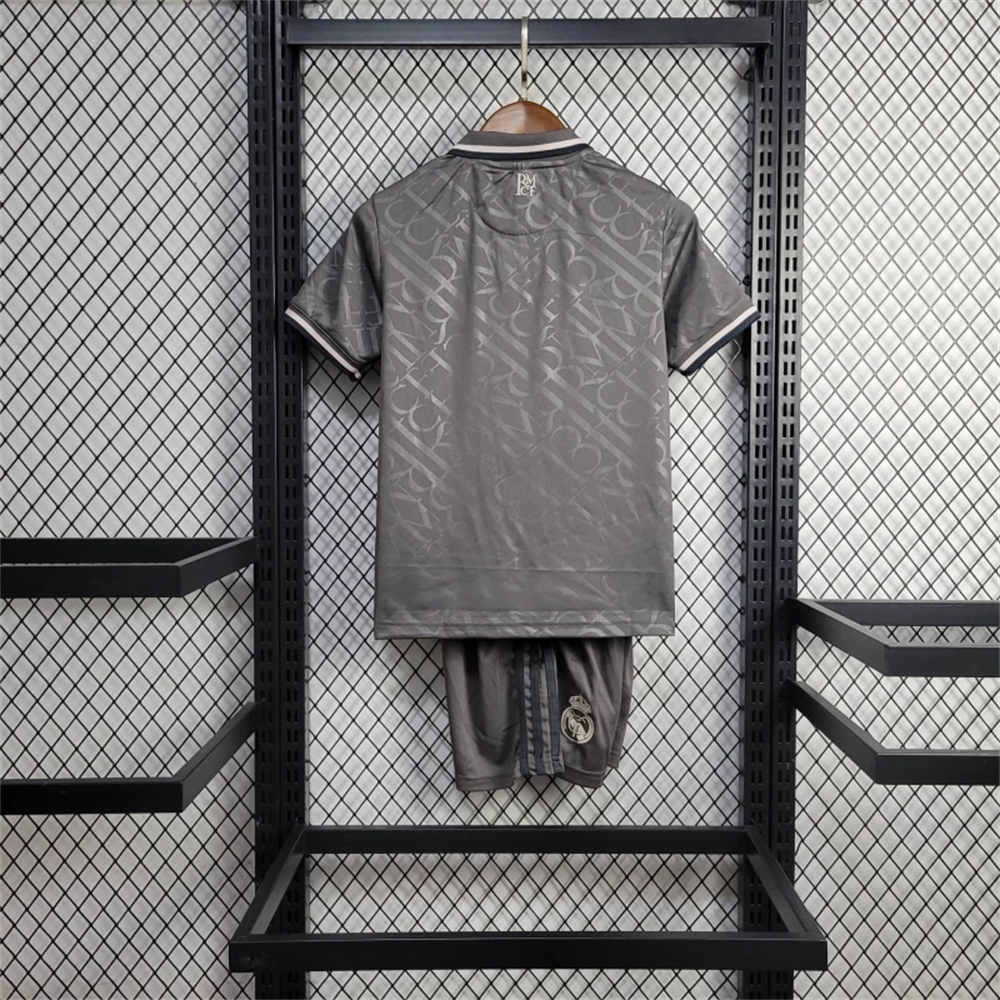 24/25 Real madrid Third Away Kids Kit Football Shirt Thai Quality