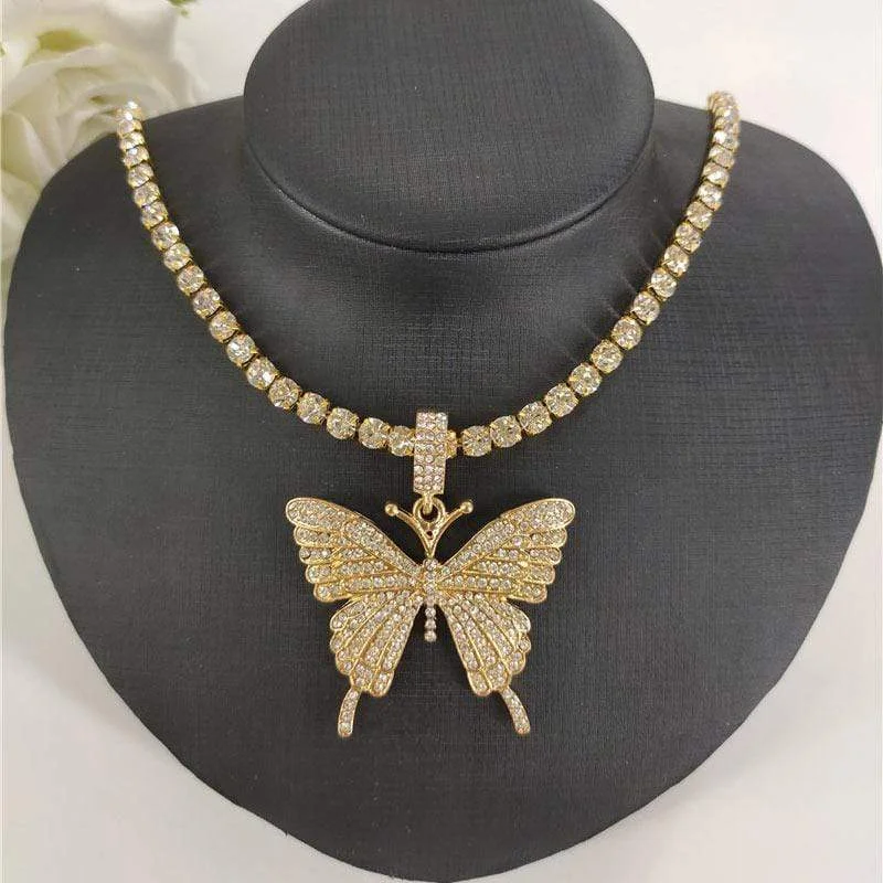Fashion Butterfly Necklace Pendant