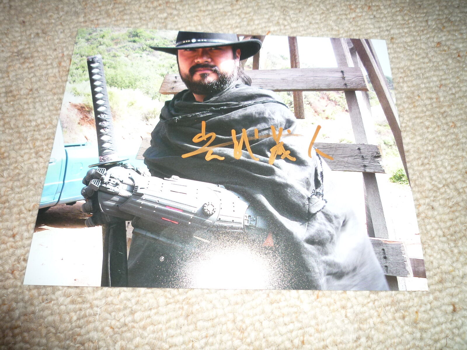 KURANDO MITSUTAKE signed autograph In Person 8x10 (20x25 cm) SAMURAI