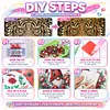 Ornate Golden Tiger Face Special Shaped 5D DIY Partial Drill Diamond Painting Kits for Adults Beginners Home Decor Diamonds Dots Gem Art Kits 11.81 X11.81inch