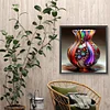Diamond Painting-5D Full Round Drill Painted Vase(40*40 CM)